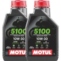 2 Litros Óleo de Motor Xre 300 Cb250 Cb300 Twister Crf 250 Sh 300 Sahara Tornado Motul 5100 4t 10w30 Semi Sintético