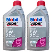 2 Litros Óleo Sintético 5w30 Mobil Super API SN D2 3000 XE3 Gasolina e Diesel