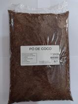 2 Litros Pó de Coco Natural Para Plantas Répteis Roedores Jabuti Tartaruga Terrário