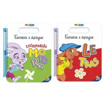 2 Livros Escreva E Apague Letras / Coordenação Ed Todolivro