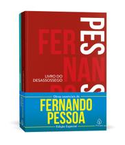 2 Livros Físicos Obras Essenciais de Fernando Pessoa Livro do Desassossego e Mensagem