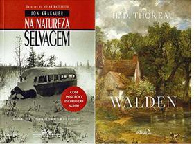 2 Livros Na Natureza Selvagem+Walden Ou Vida Nos Bosques