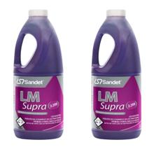 2 Lm Supra Lavagem Eficaz Detergente Automotivo Sandet 2l