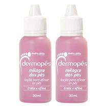2 Loção Dermopés Milagre dos pés Trata e Afina Abelha Rainha 2 Loção Dermopés Milagre dos pés Trata e Afina Abelha Rainha
