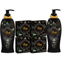 2 Loção Hidratante Corporal +4 Sabonete Rosas Negras Davene 2 Loção Hidratante Corporal +4 Sabonete Rosas Negras Davene