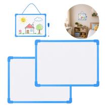 2 Lousas Infantil Quadro Branco 20x15cm Para Crianças 2 Lousas Infantil Quadro Branco 20x15cm Para Crianças