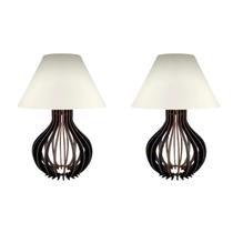 2 Luminária Abajur mesa de cabeceira Quarto Luminária De Mesa 2 Luminária Abajur mesa de cabeceira Quarto Luminária De Mesa