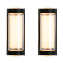 2 Luminária Arandela Led Facho Duplo Alumínio Externa Bet80 2 Luminária Arandela Led Facho Duplo Alumínio Externa Bet80