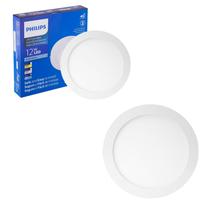2 Luminária Led 12w Sobrepor Philips 6500k Bivolt 17cm Red.