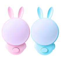2 Luminárias Coelho Luz LED Emergencia de Tomada Infantil 2 Luminárias Coelho Luz LED Emergencia de Tomada Infantil