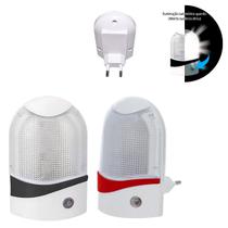 2 Luminárias de Quarto Abajur Tomada Luz Led Automática