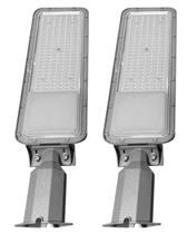2 Luminárias Multiuso 100W Base NEMA 3 Pinos Cor da Luz 5000K Branco Frio Ourolux
