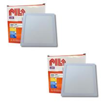 2 Luminárias Painel Led Sobrepor Philips Pila 18w 6500k 200mm 2 Luminárias Painel Led Sobrepor Philips Pila 18w 6500k 200mm
