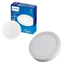 2 Luminárias Plafon Led 12w Philips Embutir 6500k Bivolt