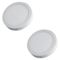 2 Luminárias Plafon Led 24w Philips 6500k Bivolt Embutir