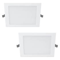2 Luminárias Plafon Led 3000k Philips 18w 1300Lm Bivolt 2 Luminárias Plafon Led 3000k Philips 18w 1300Lm Bivolt