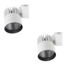 2 Luminárias Spot Led Philips 10w 3000k Luz Quente Bivolt