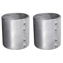 2 Luvas De Emenda 2 1/2 Alumínio Reta S/ Rosca Tramontina 2 Luvas De Emenda 2 1/2 Alumínio Reta S/ Rosca Tramontina