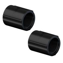 2 Luvas Eletroduto Tigre 2.1/2" Rosqueavel PVC