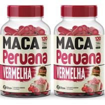 2 Ma ca Peru ana Vermelha 120 Cápsulas 500mg Premium
