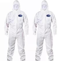 2 Macacão químico BRANCO CA 42.194 CAPUZ E ZIPER 2 Macacão químico BRANCO CA 42.194 CAPUZ E ZIPER