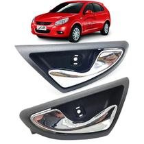2 Maçaneta Dianteiro Puxador Interno Jac J3 2009 2010 2011