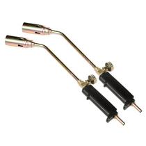 2 Maçaricos Lança Chamas C/ 1 Registro Manta Asfáltica