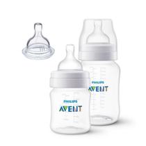 2 Mamadeiras Clássica 125 260 ml e 1 Bico N4 Philips Avent