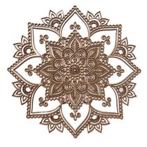 2 Mandalas Laser Nº38 (1 60cm e 1 40cm) - MDF Madeira