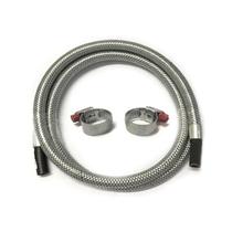 2 Mangueiras Flexíveis Trançado 2,00Mt 500 Psi + Abraçadeira