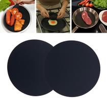 2 Mantas Teflon Antiaderente 24cm Frigideira Air Fryer Forno