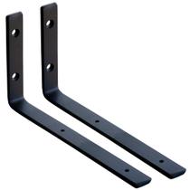 2 Mão Francesa Invertida 15cm Suporte Prateleira Gancho Cantoneira 2 Mão Francesa Invertida 15cm Suporte Prateleira Gancho Cantoneira