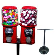 2 Maquinas Bolinha Pula Pula +250 Bolas 27Mm +420 Chicletes