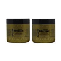 2 Máscara Bbcream Blindagem Dos Fios Coiffer 350g Home Care