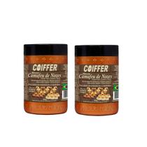 2 Máscara Camafeu De Nozes Coiffer Cabelos Quebradiços 2 Máscara Camafeu De Nozes Coiffer Cabelos Quebradiços