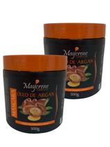 2 Máscara Óleo De Argan Cabelos Danificados Maycrene 2 Máscara Óleo De Argan Cabelos Danificados Maycrene