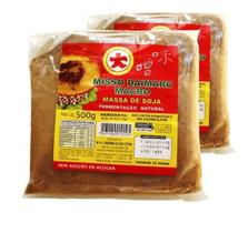 2 Massa De Soja Missô Macrobiótico Claro 500g - Daimaru