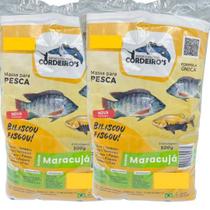 2 Massas Pesca Sabor Maracujá Tilapia Tambacu Tambaqui Pacu 2 Massas Pesca Sabor Maracujá Tilapia Tambacu Tambaqui Pacu