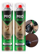 2 Mata Cupim Pro Inset Rapido Mata Tudo Sem Cheiro Forte 350ml