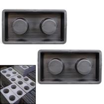 2 Matriz de Bloco Ecologico Tipo 2 Furos Dois Buracos p Parede Economico 30x15x8 Concreto Muro 2 Matriz de Bloco Ecologico Tipo 2 Furos Dois Buracos p Parede Economico 30x15x8 Concreto Muro