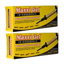 2 Maxxi Gel Mata Formigas Doceiras (seringa 10g)