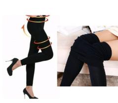 2 Meia Calça Térmica FLANELADA N35a44 SEM COSTURA leggin segunda pele termica masculina feminina