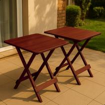 2 Mesas Dobrável Madeira Maçiça Bar Restaurante 2 Mesas Dobrável Madeira Maçiça Bar Restaurante