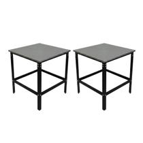 2 Mesas Inox Auxiliar Multiuso 70cm Cozinha Área De Serviç