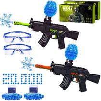 2 Metralhadourras de Bolinhas Gel Automática Recarregável AK