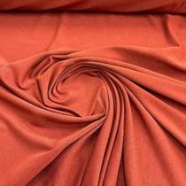 2 Metros Tecido Suplex Liso P/ Bodys, Blusinhas, Lingerie Cor:Terracota