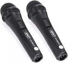 2 Microfone Com Fio Duplo Profissional Modelo KP-M0015 2 Microfone Com Fio Duplo Profissional Modelo KP-M0015