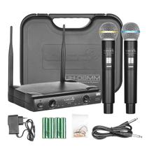 2 Microfone Sem Fio De Mão UH08MM Lyco Com 52 Frequências UHF e Nota Fiscal