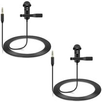 2 Microfones Lavalier para DJI Mic 2 e Rode Wireless GO II