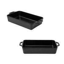 2 Mini Assadeiras Retangular 20cm 100% Melamina Gourmet Mix 2 Mini Assadeiras Retangular 20cm 100% Melamina Gourmet Mix